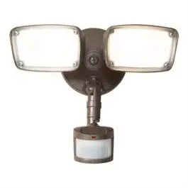 Twin-Head 150-Watt Motion-Activated Led Security Light – 180° Detection 1