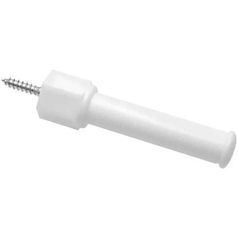 Two-Pack 3-1/4-Inch White Soft-Jamb Door Stop 1
