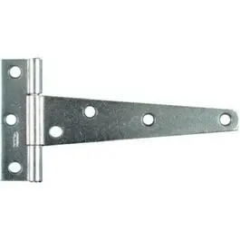 Two-Pack 5-Inch Zinc-Plated Light-Duty "T" Hinges 1