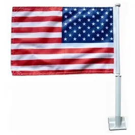 U.S. Car Flag – 11" X 18" Polyester Mini Flag 1