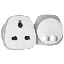 Uk-To-Us International Plug Adapter – Compact Travel Converter 1
