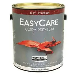 Ultra-Premium Flat White Exterior Latex Paint – 1-Gallon Can 1