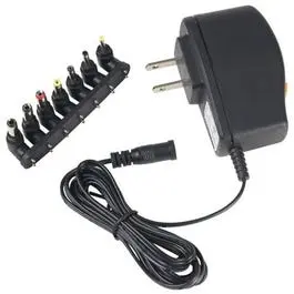 Universal Ac-To-Dc Power Adapter With Multiple Tip Options 1
