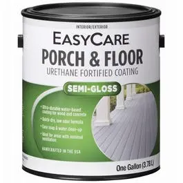 Urethane-Fortified Semi-Gloss Porch And Floor Paint – Light Gray, 1-Gallon Container 1