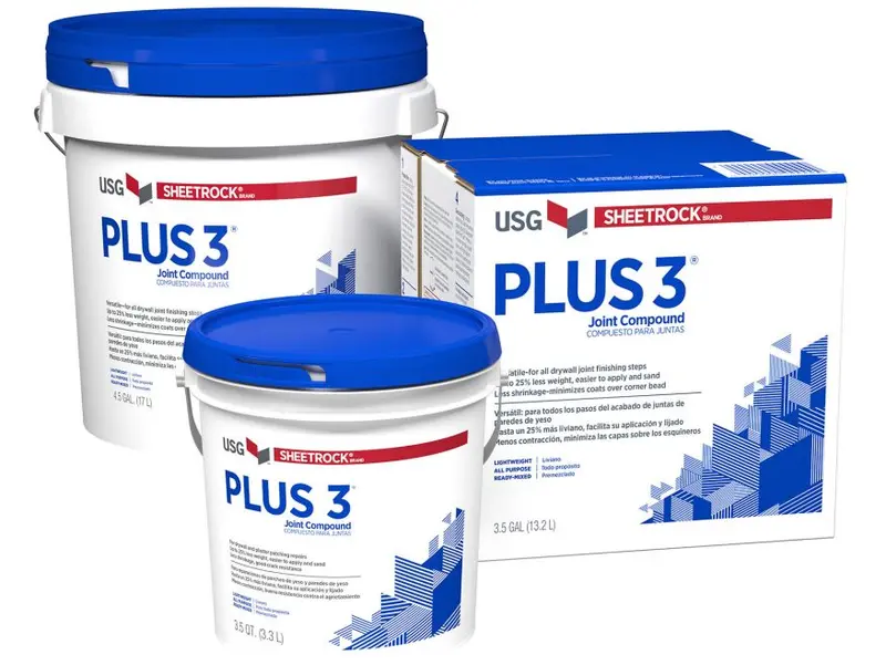 Usg Sheetrock Plus 3 Joint Compound – Lightweight All-In-One Drywall Mud 1