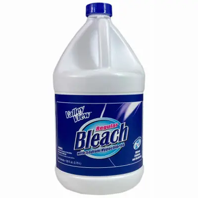 Valley View Regular Bleach – 3% Sodium Hypochlorite Disinfectant (1 Gallon) 1