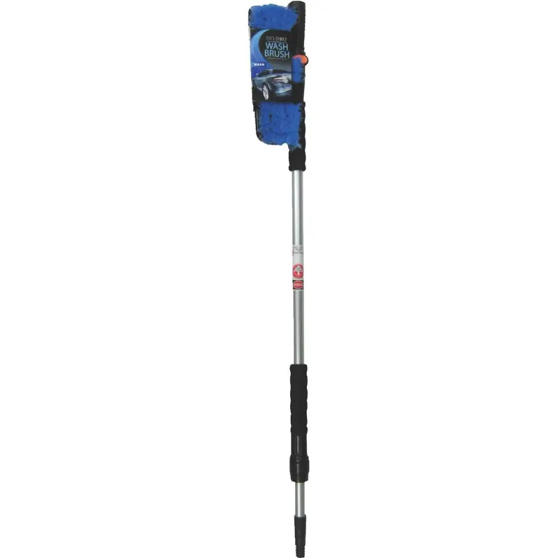 Viking Deluxe Flo-Thru Wash Brush – 10 In Head With 40–66 In Telescoping Handle 1