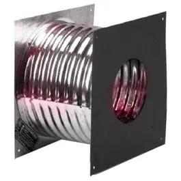 Vp Pellet Stove Pipe 3-Inch Wall Thimble Kit 1