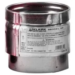 Vp Pellet Vent Pipe 3-Inch Connector Sleeve 1