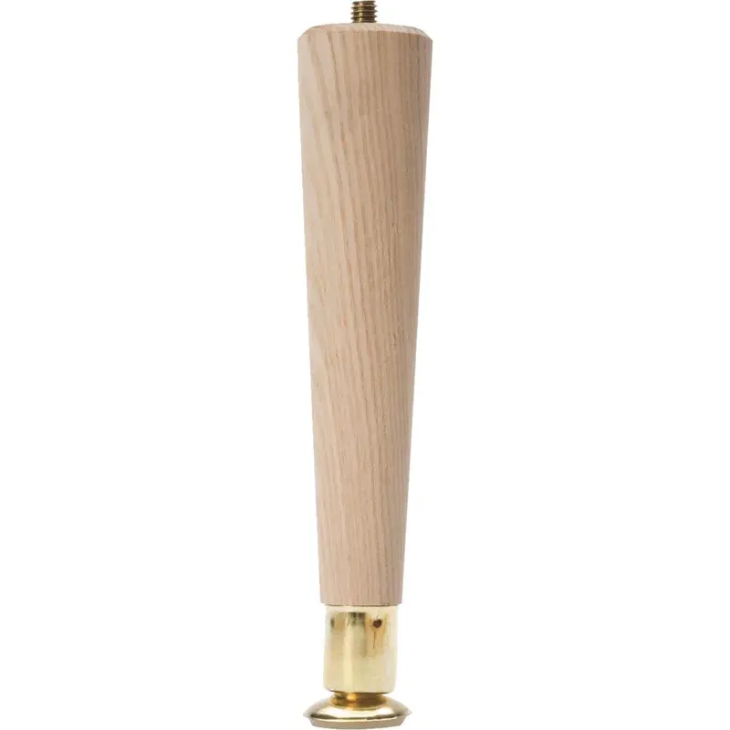 Waddell 8-Inch Solid Hardwood Round Table Leg 1