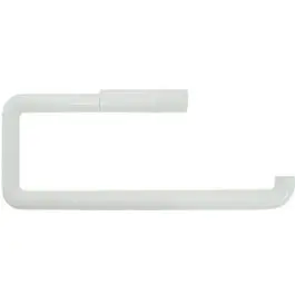 Wall-Mount Paper Towel Holder – White Plastic Design 1