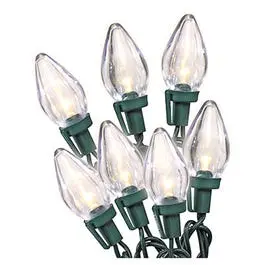 Warm White C7 Led Christmas Light Set – 25-Light Strand With Energy-Efficient Bulbs 1