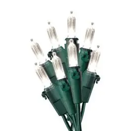Warm White Mini Led Christmas Lights – 50-Light Strand, Energy-Efficient 1