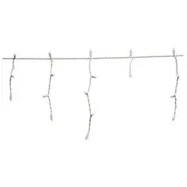 Warm White Twinkling Led Micro Icicle Lights – 105-Light Outdoor String Set 1
