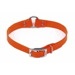 Waterproof Orange Dog Collar – 1-Inch Width, 18-Inch Length 1