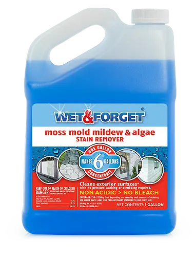 Wet & Forget Outdoor Cleaner Concentrate – Removes Moss, Mold, Mildew & Algae 1