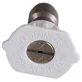 White 40-Degree High-Pressure Spray Nozzle — 4.0 Orifice 1