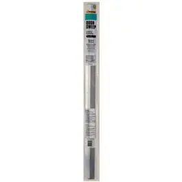 White Aluminum And Rubber Door Sweep – 36-Inch Length 1