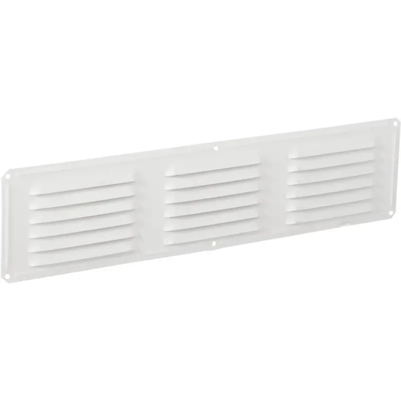 White Aluminum Under-Eave Vent – 16 By 4 Inches 1