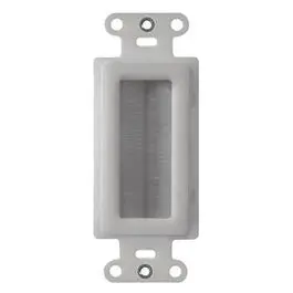 White Cable Management Strap – Flexible Nylon Access Tie 1