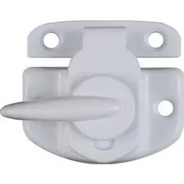 White Cam-Action Window Sash Lock 1