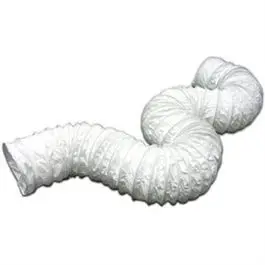 White Flexible Vinyl Hose – 3-Inch Diameter X 50-Foot Length 1