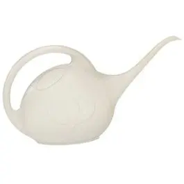 White Half-Gallon Indoor Watering Can – Lightweight Design 1