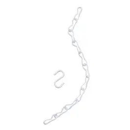 White Hanging Plant Chain – 18-Inch Length, 3-Pack 1