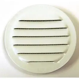 White Insect-Proof Mini Louvers — 3-Inch, Pack Of Four For Small Vent Openings 1