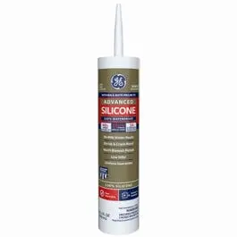 White Kitchen & Bath Silicone 2 Sealant – Advanced Formula, 10.1 Oz 1