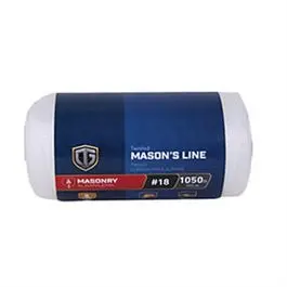 White Nylon Mason Line Twine – #18 Gauge, 1050-Foot Bulk Roll 1