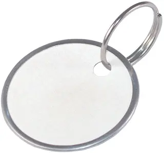 White Paper Identification Tags — 1.25 Inches Square, Pack Of 25 1