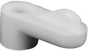 White Plastic Screen Clips – 7/16 In Diameter, Pack Of 12 For Window Or Door Screens 1