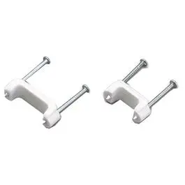 White Plastic Staples – 3/4-Inch Length, Pack Of 15 1
