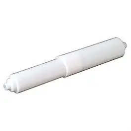 White Plastic Toilet Paper Roller – Slim, Modern Design 1