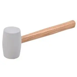 White Rubber Mallet – 16 Oz Head Weight 1