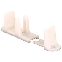 White Sliding Closet Door Bottom Guide – 2-1/8 In Width 1