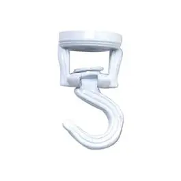 White Swivel Ceiling Plant Hook – Decorative & Functional Hanging Solution 1