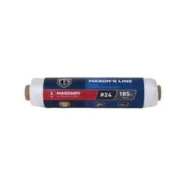 White Twisted Nylon Mason Line – #24 Gauge, 185-Foot Roll 1
