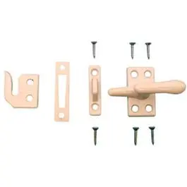 White Vinyl Casement Window Sash Lock 1