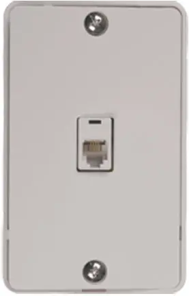 White Wall-Mount Phone Bracket – Slim Indoor Desk Or Wall Mount 1