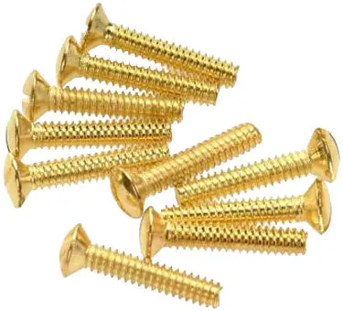 White Wall Plate Screws – #10 Coarse Thread, Box Of 100 1