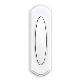 White Wireless Push Button Switch – Basic Model 1