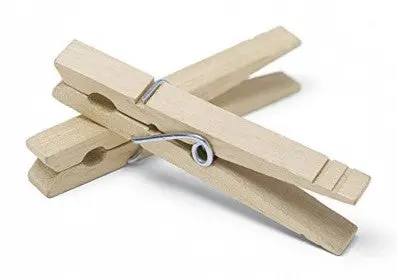 Whitmor Wooden Clothespins – Classic Design, Natural Finish 1