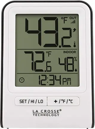 Wireless Digital Thermometer – Remote Temperature Monitor With Display 1