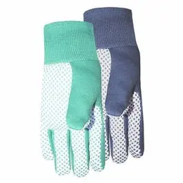 Women'S Cotton Jersey Gardening Gloves — Lightweight, Breathable & Color-Assorted 1