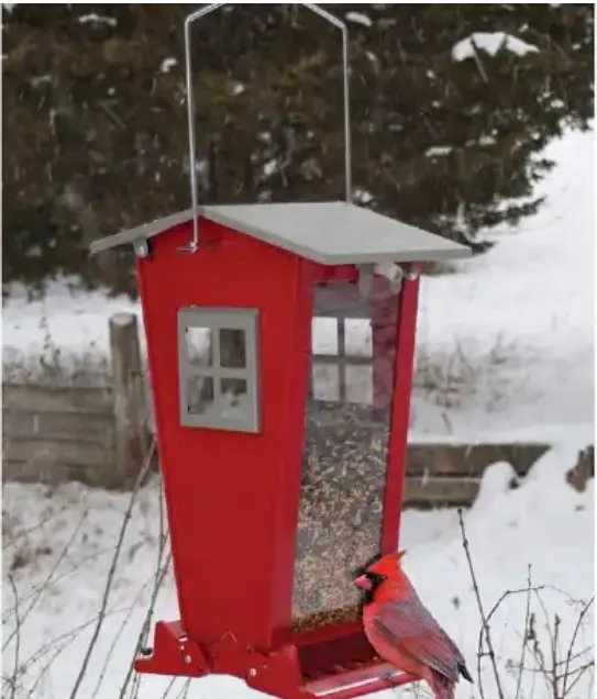Woodlink Audubon Snack Shack – Squirrel-Resistant Wild Bird Feeder 1