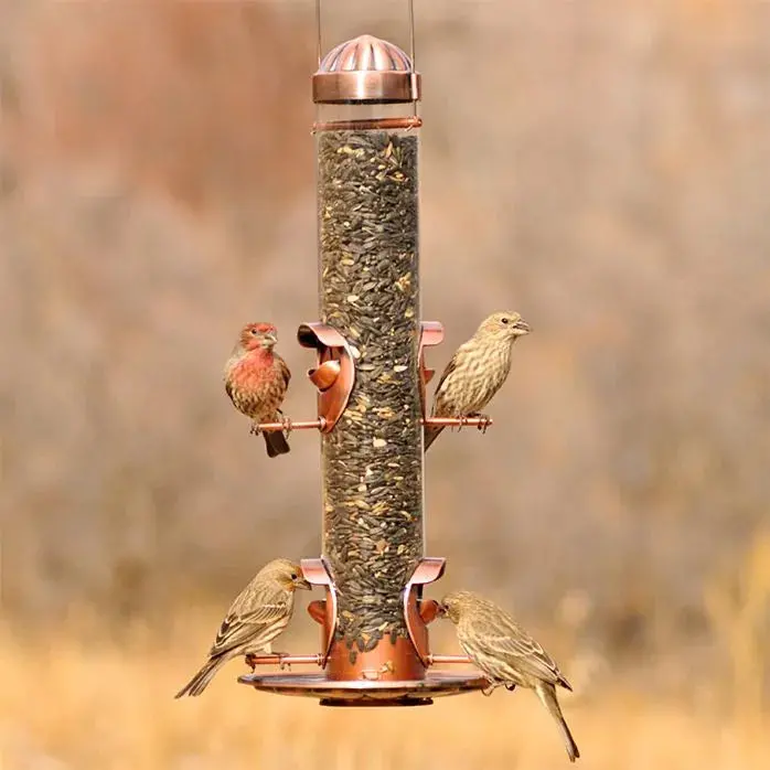 Woodstream Perky-Pet Copper-Finish 2-In-1 Wild Bird Feeder 1
