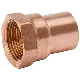 Wrought Copper 1-Inch Fpt Pipe Adapter For Plumbing And Hvac Installations 1