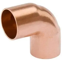 Wrought Copper 90-Degree Elbow – 1-1/2-Inch Pipe Fitting 1
